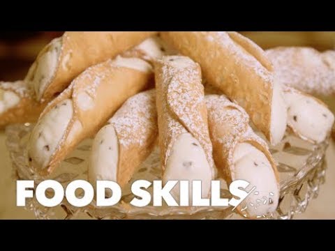 カノーリの作り方｜食の技術 (How Cannoli Are Made | Food Skills)