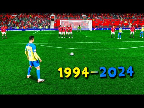 FREE KICKS From FIFA 1994 to 2024
