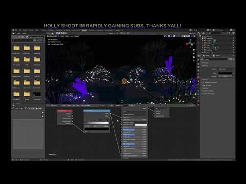 The enchanted forest (blender creation)