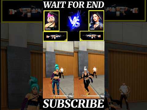 Dasha VS Luna character Ability Combination Test 🔥😈 #shorts #vairal #freefire #rtgamingripon