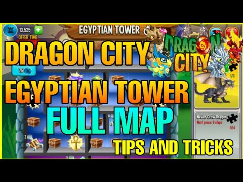 Dragon City - Egyptian Tower Event | Full Map | How to Complete Egyptian Tower Event in Dragon City