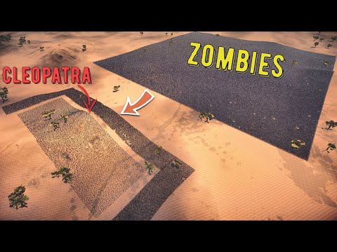 Can Roman Legion Protect Cleopatra From 750,000 Zombies - UEBS 2