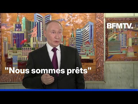Vladimir Poutine affirme que son pays est "prêt à faire la guerre à l'Europe"