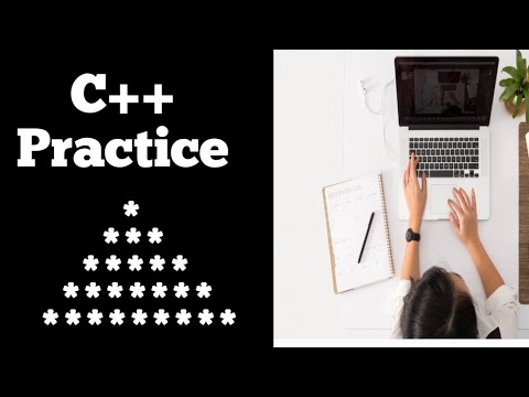 29 C Programming Questions Practice Star Pattern 5