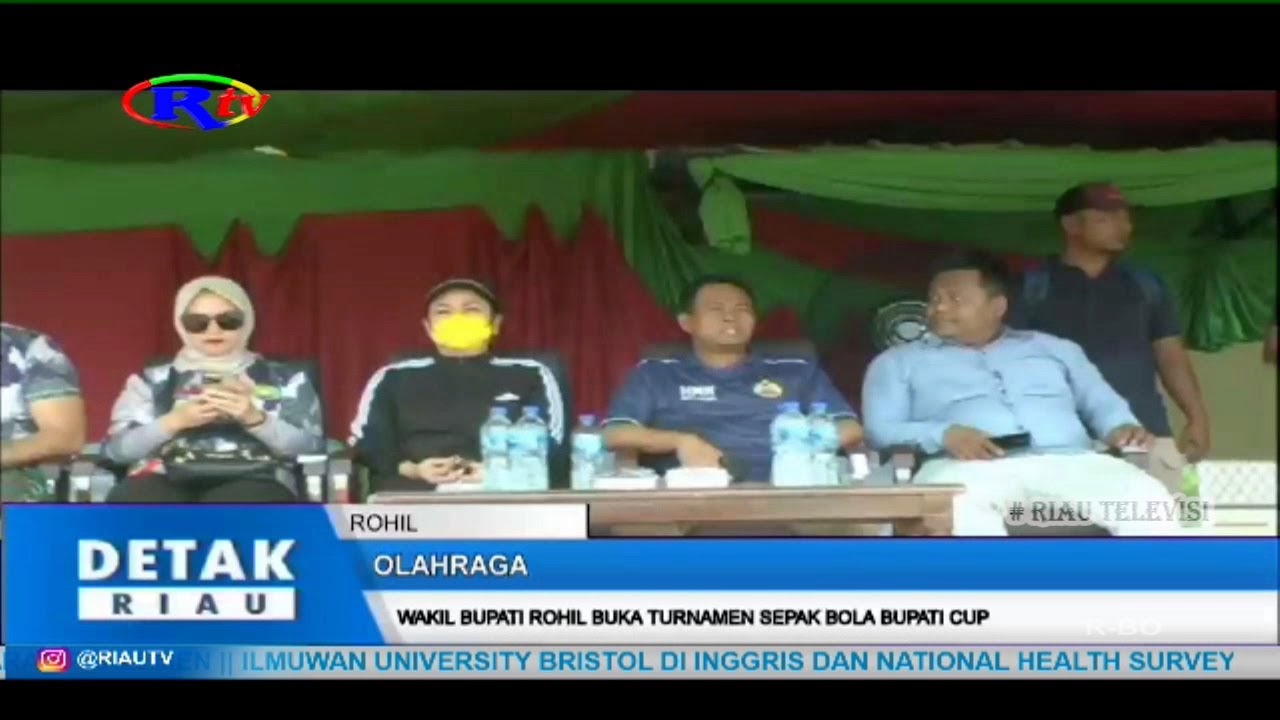 WAKIL BUPATI ROHIL BUKA TURNAMEN SEPAK BOLA BUPATI CUP