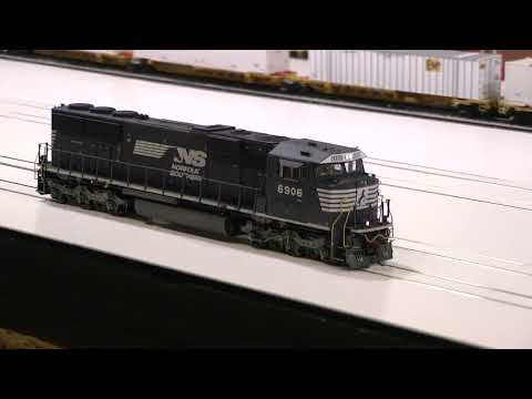 Custom Weathered Athearn Genesis SD60e NS #6906 Tsunami 2 Sound