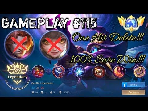 Cyclops MVP Gameplay #115 (Goodbye Tigreal & Wanwan! - Legendary) - Mobile Legends