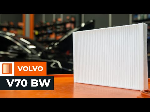 How to change cabin filter on VOLVO V70 BW [TUTORIAL AUTODOC]