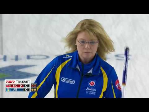 2017 ScottiesTournament of Hearts - McCarville (NO) vs. Kleibrink (AB) - Draw 2
