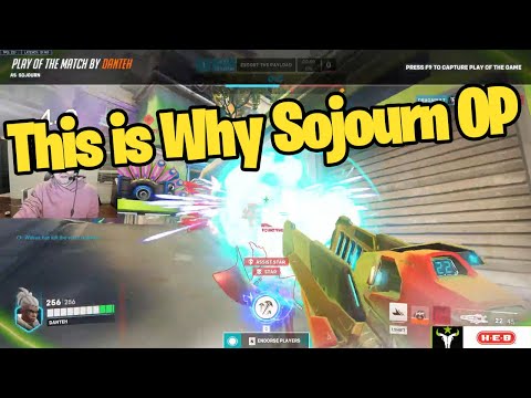 SOJOURN IS OP! POTG! DANTEH SOJOURN GAMEPLAY OVERWATCH 2 SEASON 1