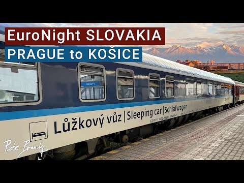TRIP REPORT | EuroNight sleeper | EN443 Slovakia | Prague to Košice | ČD Night | Deluxe cabin