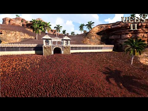 130,000 ROMAN GENERALS DEFEND THE CITY FROM 1,000,000 ORCS | Ultimate Epic Battle Simulator 2 UEBS 2