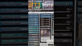 🏆Trophy with Dimir Snacker! #MTG #Pauper #Faeries #magic #blue #tcg #dimir #cards