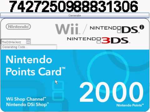 My Nintendo Point Code Generator 02 2022