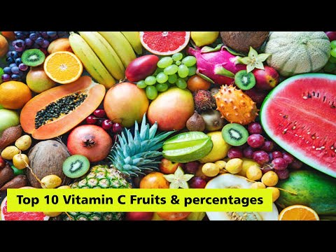 Vitamin C Fruits | Top 10 Vitamin C Fruits  & Percentages | Latha Creations