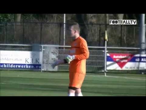 Joost Schrik Go Ahead Eagels A1 -  FC Emmen A1 FOOTBALLTV 2015 01 17