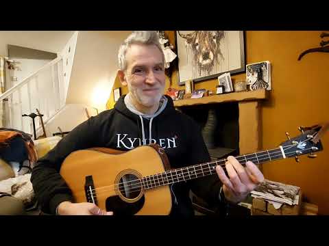 Tenor Guitar Lessons with Mike Turnbull GDGD Tuning - first chord shapes.