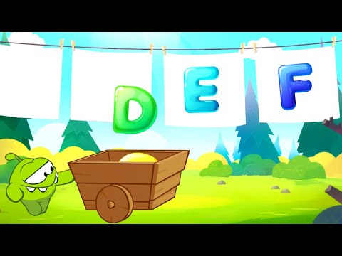 Capa de Aprenda com Om Nom Alfabeto Inglês - ABC Canção! - Desenhos Animados  para Crianças
