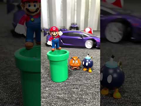 The adventures of RC Drift Mario! #rccars #trickshot #supermario