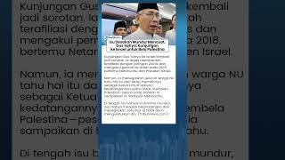 Gus Yahya Klarifikasi soal Disandingkan dengan Pro-Israel, Dulu Datangi Zionis untuk Bela Palestina