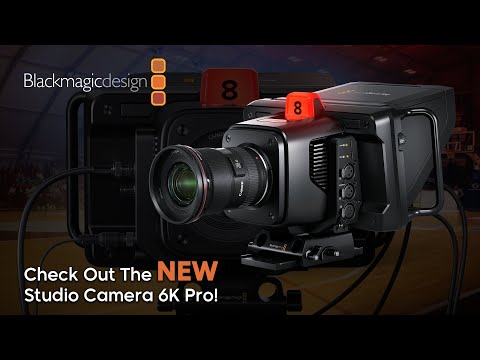 Blackmagic Studio Camera 6K Pro video