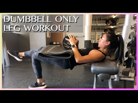 DUMBBELL ONLY COMPLETE LEG AND BUTT WORKOUT | BOOTY BUILDING Video