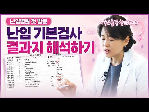 난임검사 결과지, 산부인과 전문의가 직접 해석해 드립니다