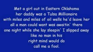 Mark Chesnutt - Blame It On Texas with lyrics