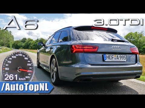AUDI A6 COMPETITION 3.0 BiTDI 0-260km/h ACCELERATION & TOP SPEED by AutoTopNL