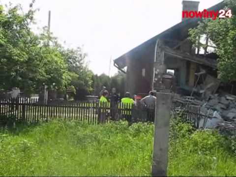 Wybuch zniszczył dom w Pustyni k. Dębicy