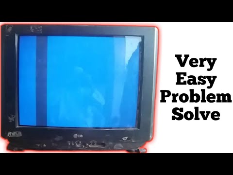 How to repair a LG CRT TV horizontal haf pictures problems solve in urdu hindi by electronic urdu