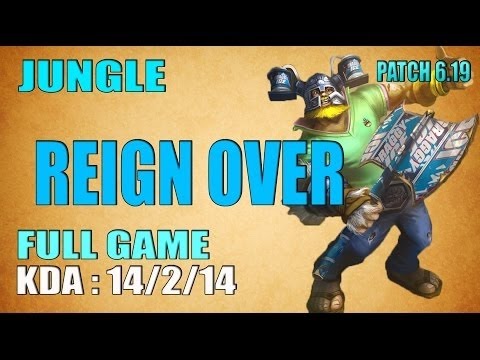 IM Reign Over Olaf vs Rumble | Jungle KR SoloQ - Full Game