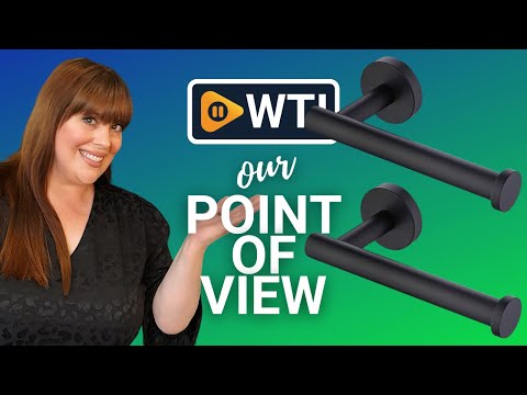 KES Matte Black Toilet Paper Holder - WTI product video review
