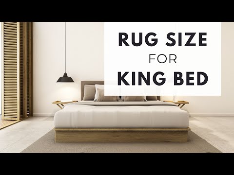 YouTube video about: What size rug for king bed?