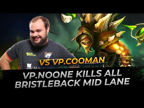 Noone plays Bristleback Mid Lane - Dota 2 Replay Full Gameplay