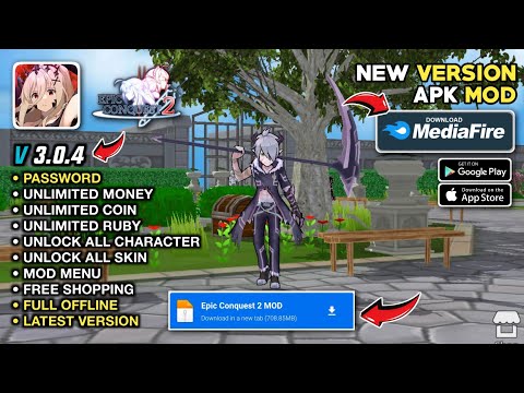 Epic Conquest 2 Mod V3.0.4 Terbaru 2026 - Unlimited Ruby & Unlock All Character