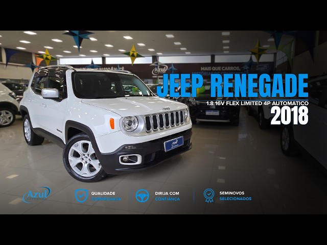 Vídeo JEEP RENEGADE 1.8 16V FLEX LIMITED 4P AUTOMATICO