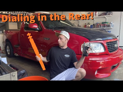 Ford Lightning Build - JLP 4 Inch Drop Shackles / Adjustable Drag Shocks Install - Rear Lowering Kit