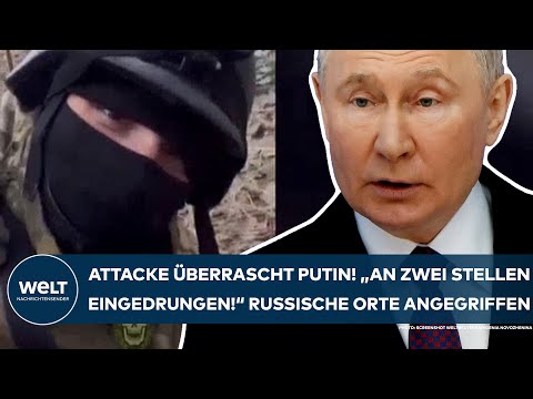 UKRAINE-KRIEG: Diese Attacke überrascht Putin! "An zwei Stellen eingedrungen" Russische Orte erobert
