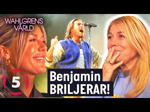 Wahlgrens värld | Benjamin Ingrosso BRILJERAR på sin konsert framför Bianca och Pernilla | Kanal 5