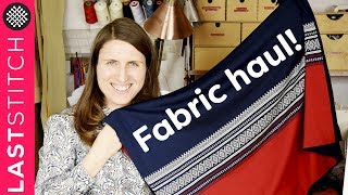 Fabric haul: Workout fabrics, wool knits and more!