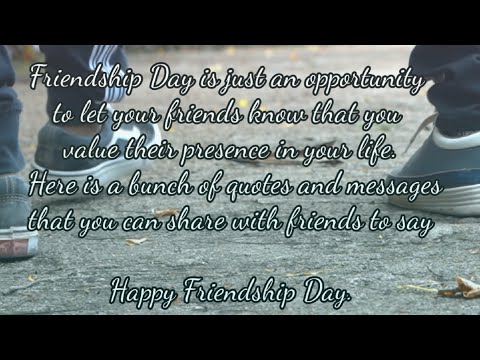 Shriwas FRIENDSHIP DAY MUSICAL VIDEO