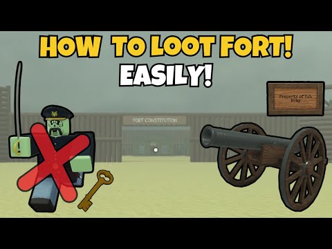 Full Tutorial On How to Raid The Fort Constitution Easily! (Dead Rails)
