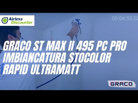 Graco ST MAX II 495 PC PRO - imbiancatura StoColor Rapid UltraMatt | Airless Discounter