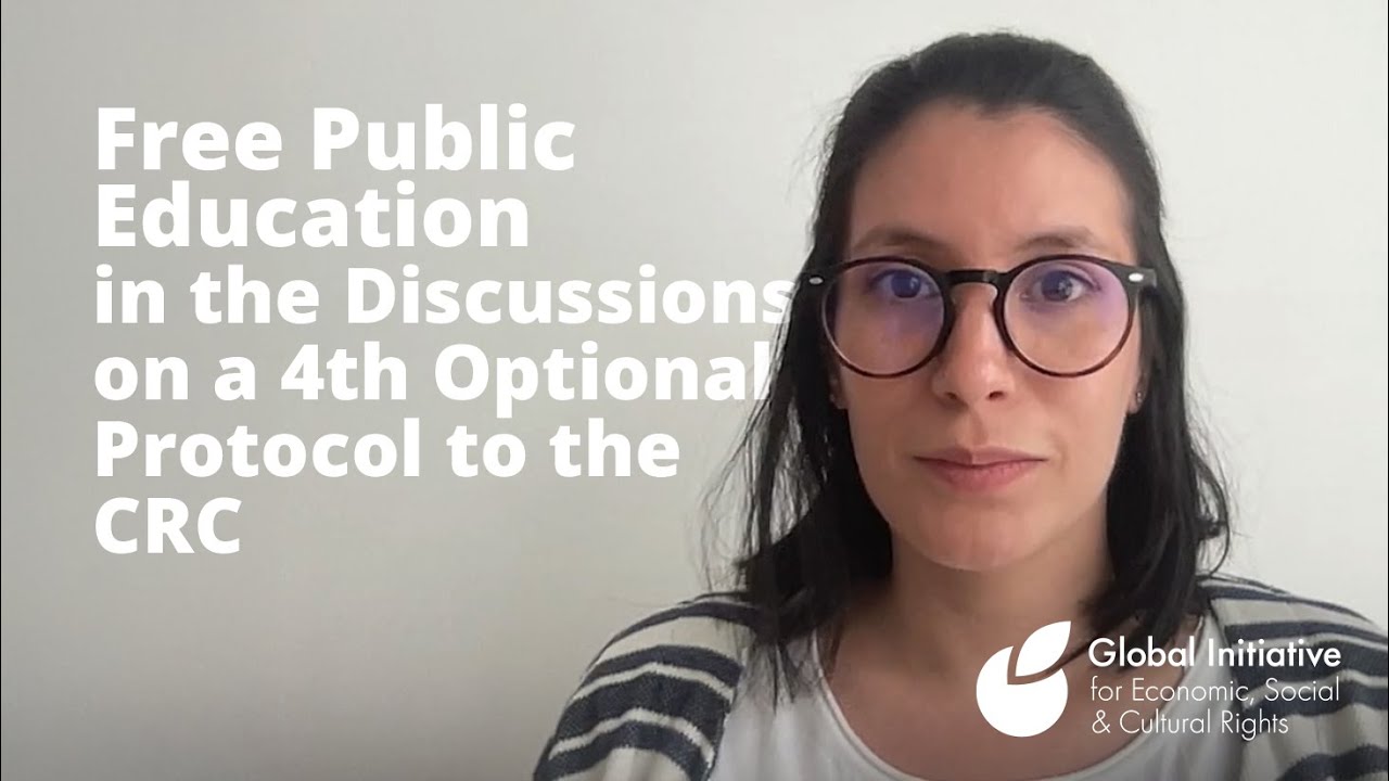 Free Public Education in the Discussions on a 4th Optional Protocol to the CRC