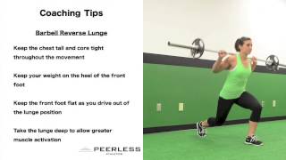 332. Barbell Reverse Lunge
