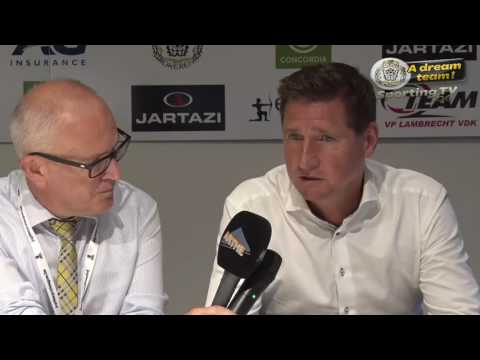 Persbabbel met Glen De Boeck na KSC Lokeren - Mouscron 2-1