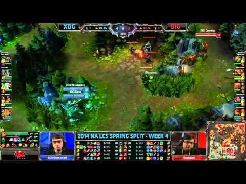 XDG Gaming vs Team Dignitas - LCS NA 2014 W4D2