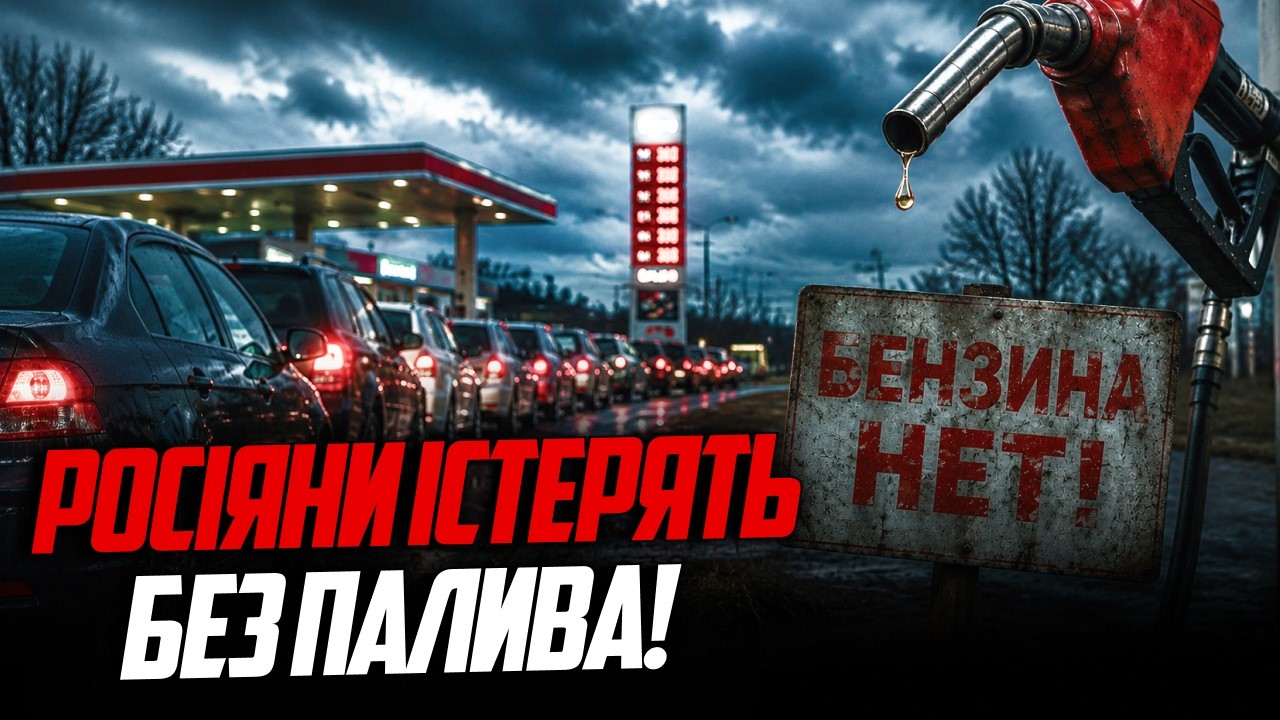 😱Сльози замість бензину: як росіяни істерять в чергах на АЗС / Симоньян клял
