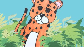 How to Draw a Cute Cartoon Jaguar 🐆✨ | Easy Step-by-Step Tutorial